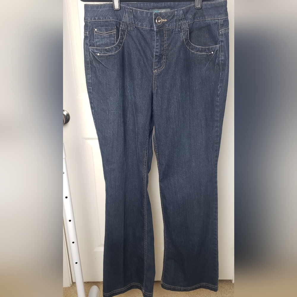 Women's French Cuff SIZE 12 Boot Leg Jeans